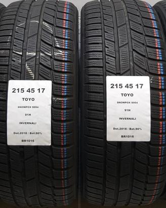 4 GOMME 215 45 17 TOYO BR1016