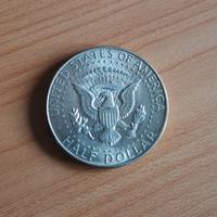 moneta mezzo dollaro USA in argento