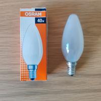 Lampadine OSRAM 40W E14, smerigliate