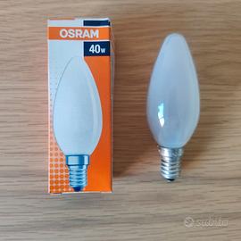 Lampadine OSRAM 40W E14, smerigliate