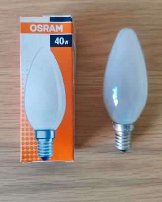 Lampadine OSRAM 40W E14, smerigliate