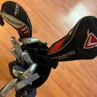 Set mazze da golf + sacca per mancini