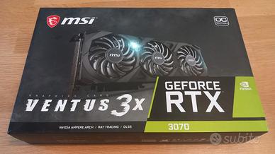 Scheda video MSI GeForce RTX 3070 Ventus 3X