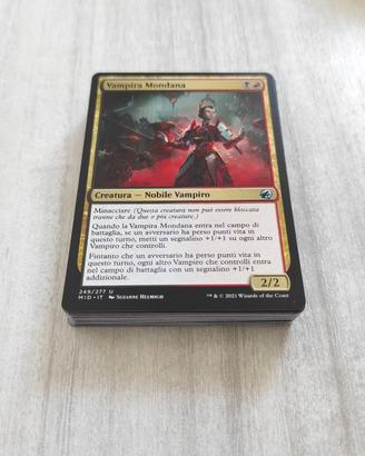 Mazzo carte Magic Rosso Nero VAMPIRI RUBA VITE mtg