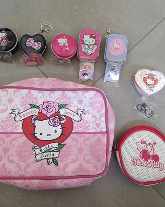 Hello Kitty busta+borsellino+scatoline+towel