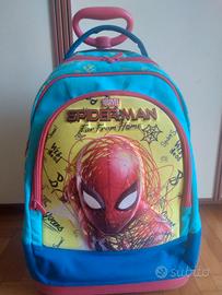 Zaino trolley scuola Spiderman