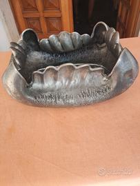 Centrotavola in peltro