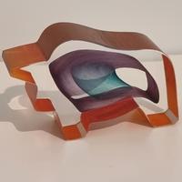 Kosta Boda scultura in vetro artistico