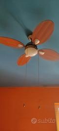 Ventilatore a soffitto con luce incorporata 