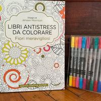 Libro antistress da colorare Fiori e Forme