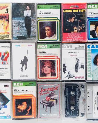 Lotto 24 audiocassetta musicassetta ITA varie