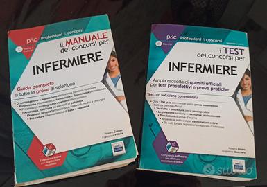 Manuale per concorsi per Infermiere più libro Test