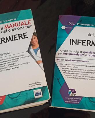 Manuale per concorsi per Infermiere più libro Test