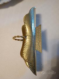 Porte grissini vintage in ottone