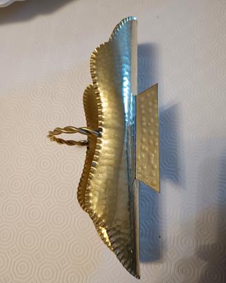 Porta grissini vintage in ottone