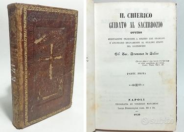IL CHIERICO GUIDATO AL SACERDOZIO 1859