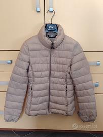 Piumino leggero donna beige / tortora - Taglia S 