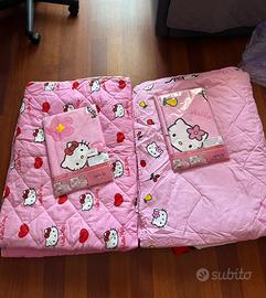 Set trapunta e lenzuola Hello Kitty
