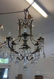 Lampadario a goccia vintage 