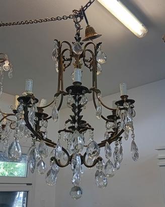 Lampadario a goccia vintage 