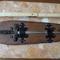 Spadino decorativo con supporto in legno Vintage