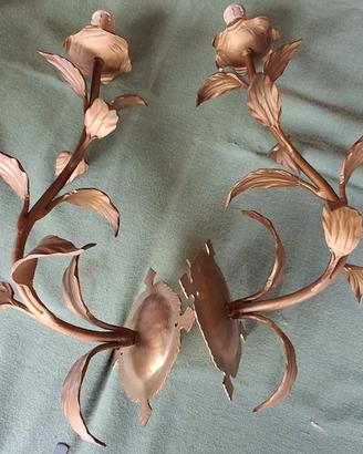 applique da parete stile floreale