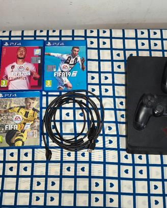 PS4 slim + 2 controller+5 giochi 