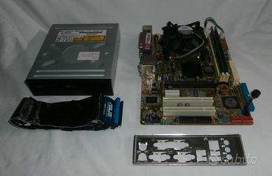 SCHEDA MADRE ASUS P5SD2-VM + CPU E2160 + DVD + RAM