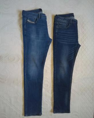 Lotto 2 Jeans Uomo - True Rise (Tg. 50) +Max & Liu