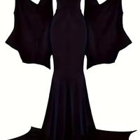 Abito carnevale Malefica nero