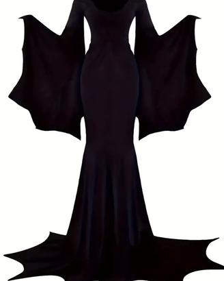Abito carnevale Malefica nero