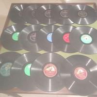 78 giri, lotto di 14 dischi in bachelite