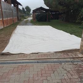 Telone in PVC spalmato da gazebo 10x10 .100m²