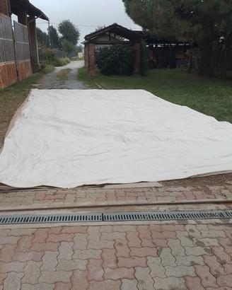 Telone in PVC spalmato da gazebo 10x10 .100m²