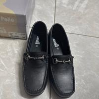 Scarpe mocassino donna vera pelle n. 36