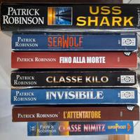 lotto 7 libri di PATRICK ROBINSON azione avventura