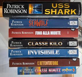 lotto 7 libri di PATRICK ROBINSON azione avventura