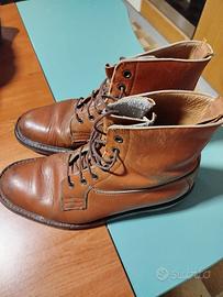 Scarpa Stivale Tricker's in pelle color cuoio