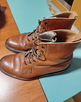 Scarpa Stivale Tricker's in pelle color cuoio