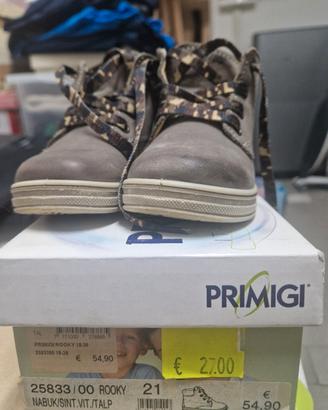 Primigi scarpe con stringhe bambino numero 21