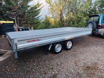 Rimorchio carrello  per auto 15qli