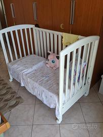Culla Giordani Con Materasso e Cuscino in lattice 