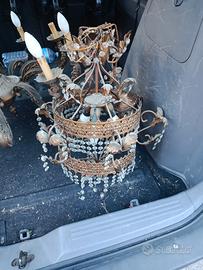 lampadario anni 50/60 funzionante