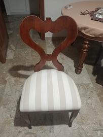 Tavolo + Sedie + Lampadario Murano + Mobiletto 