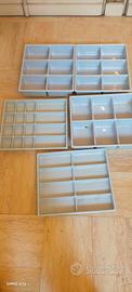 cassettiere divisorie(tutte 10euro,)