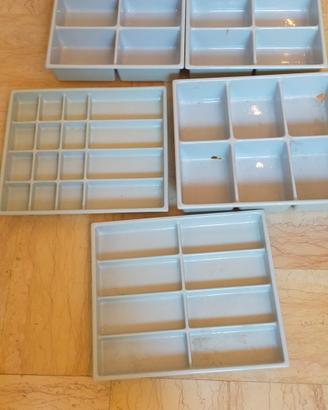 cassettiere divisorie(tutte 10euro,)