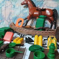 stock accessori big jim mattel canoa cavallo