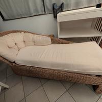 Chaise Longue in vimini