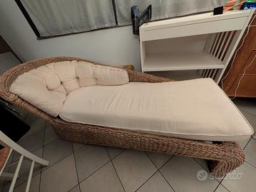 Chaise Longue in vimini