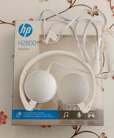 Cuffie Wired HP con filo e microfono mai usate